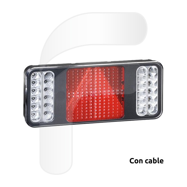 PILOTO TRASERO FULL LED DERECHO 5 FUNCIONES FA326046H